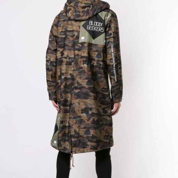 BNWT SS19 UNDERCOVER "BLOODY GEEKERS" CAMO COAT 2 - Picture 13 of 13